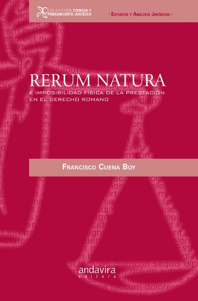 [9788484085799] Rerum natura imposibilidad fisica prestacion derecho romano