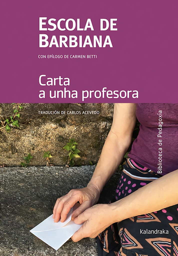 [9788484644354] Carta a Unha Profesora