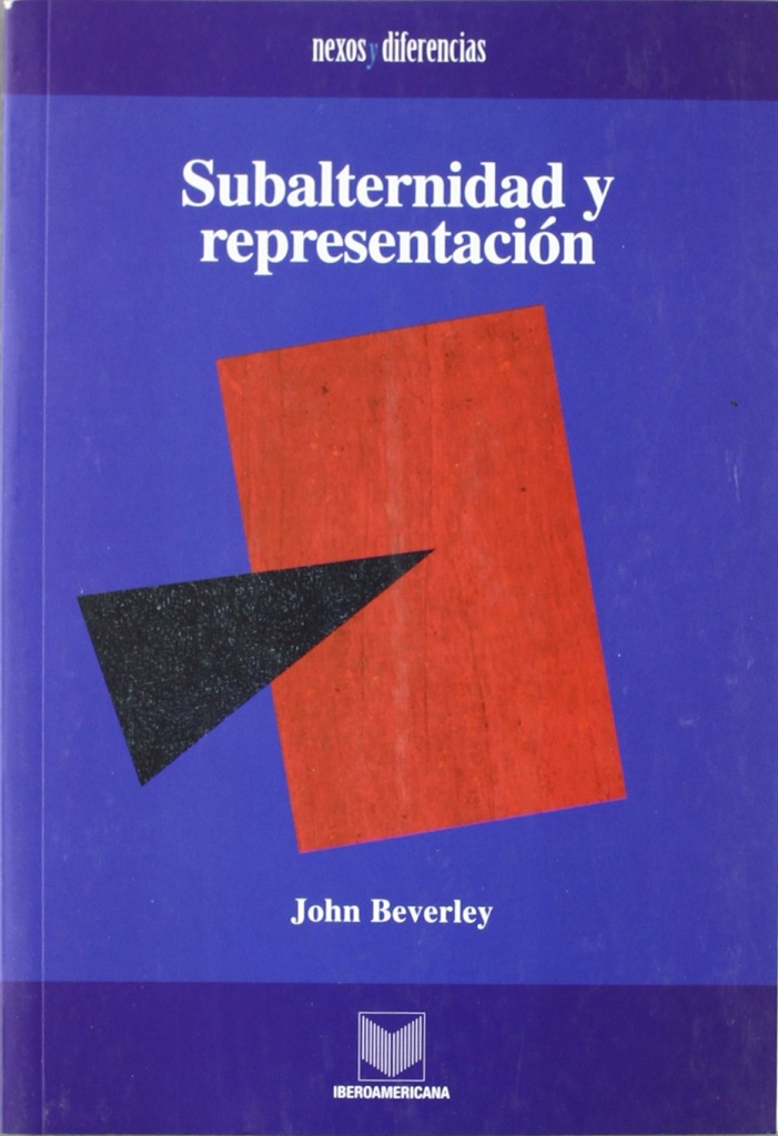 [9788484891505] Subalternidad y Representaciónd