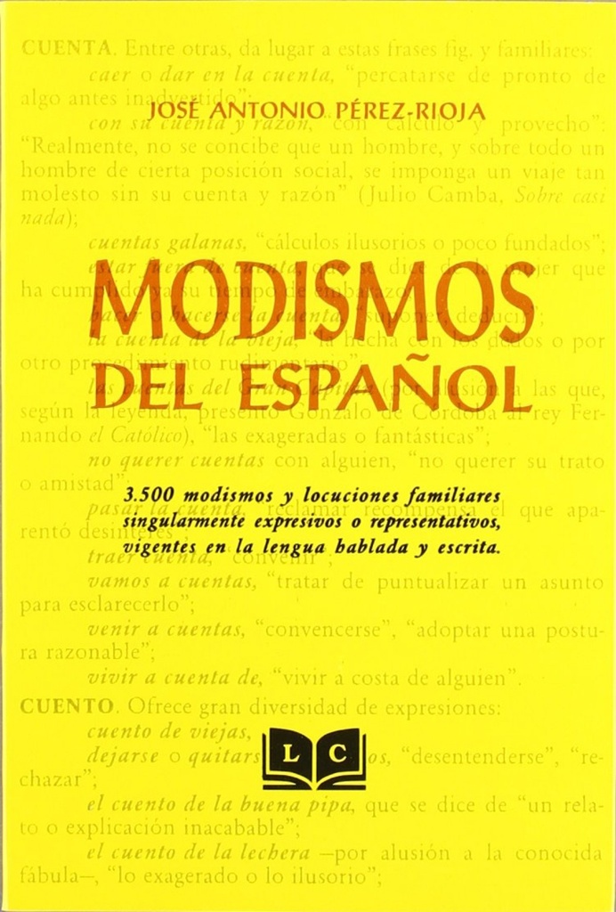 [9788485664900] Modismos del español