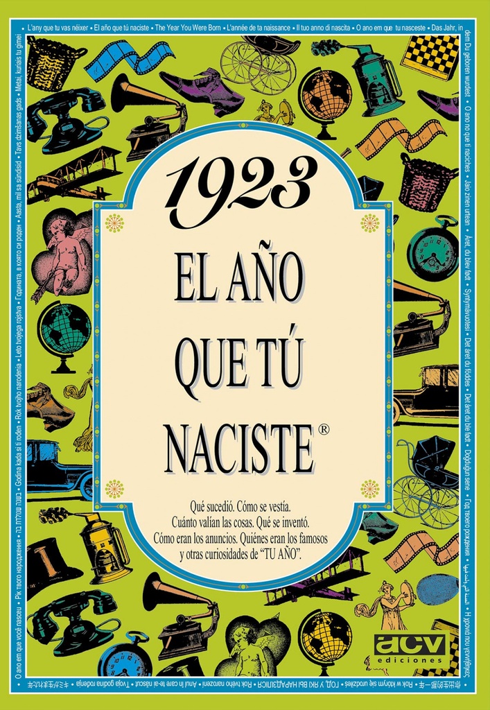 [9788488907608] 1923 El año que tu naciste