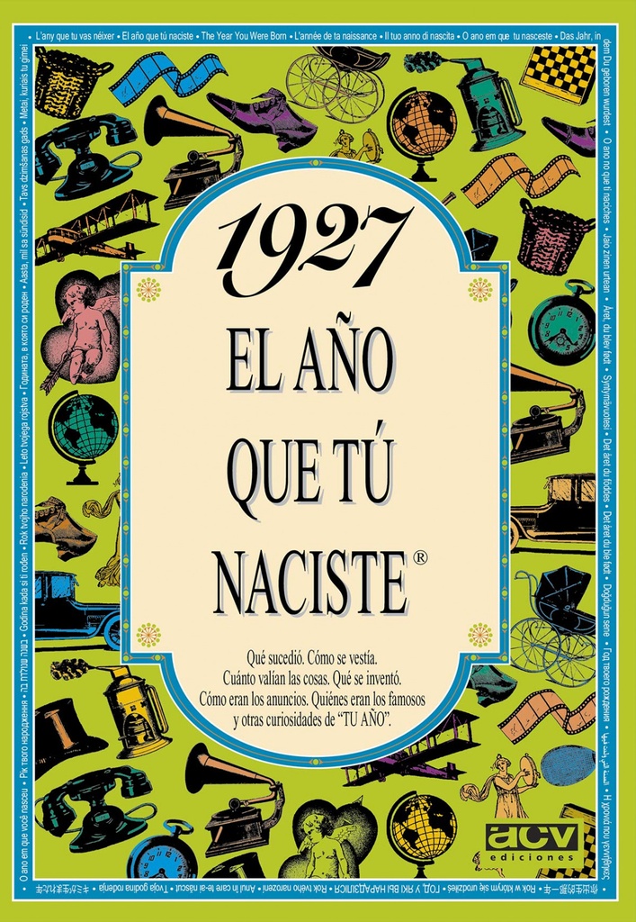 [9788488907646] 1927 El año que tu naciste