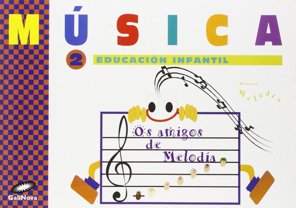 [9788489459847] Musica 2. Proxecto Melodia (ed. Infantil)