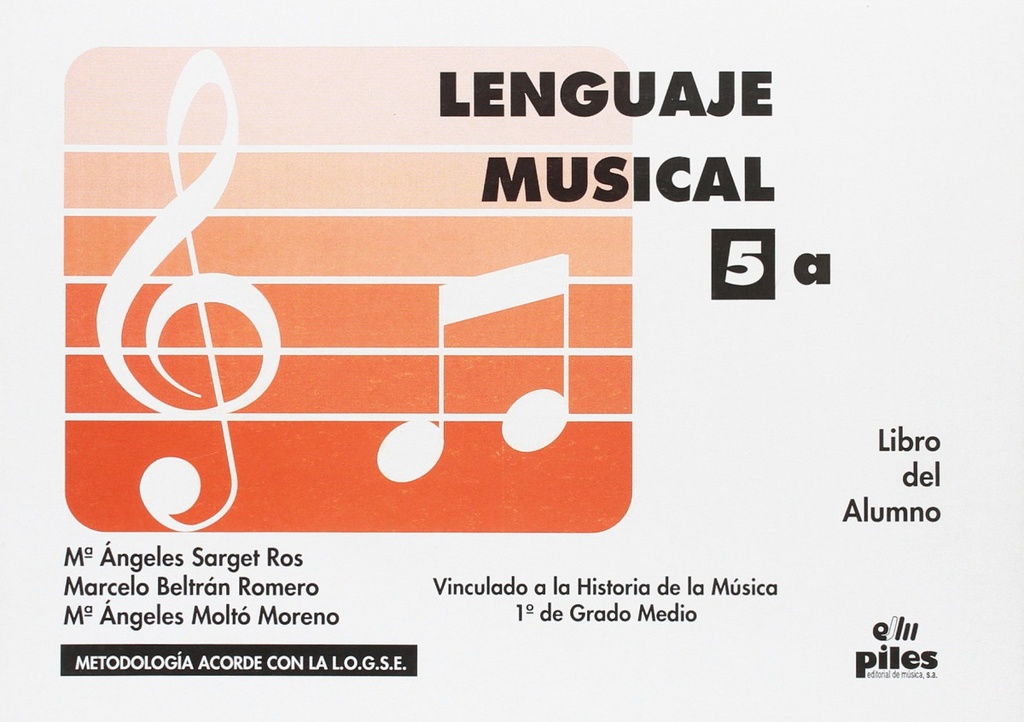 [9788489595842] Lenguaje Musical. Libro Alumno Nº 5a
