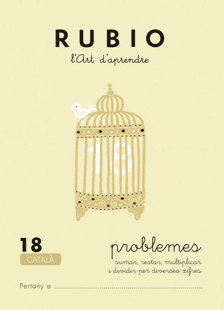 [9788489773233] Rubio l'art d'aprendre. Problemes 18