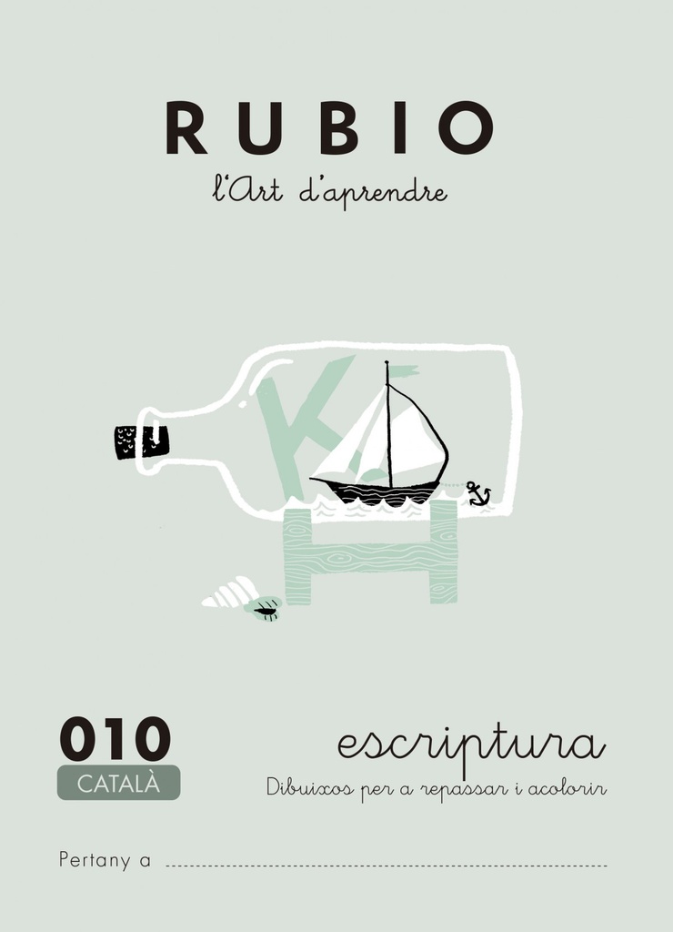 [9788489773509] Escriptura rubio dibuixos per a repassar i pintar