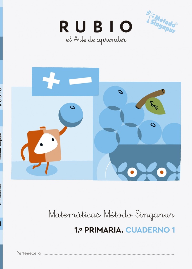[9788489773967] Matemáticas 3 cuadernos. Método Singapur 1ºprimaria Rubio
