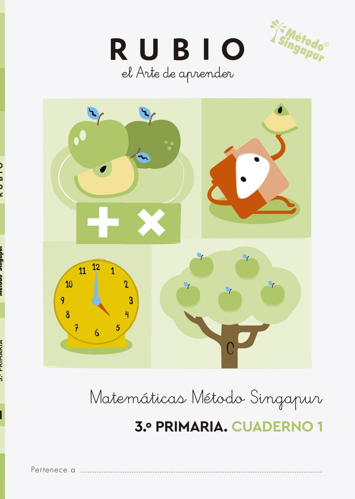 [9788489773981] Matemáticas 3 cuadernos. Método Singapur 3.º Primaria RUBIO
