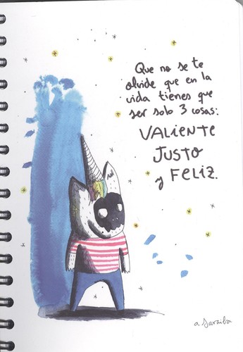 [8432715094760] Cuaderno A5 Justo, Valiente y Feliz