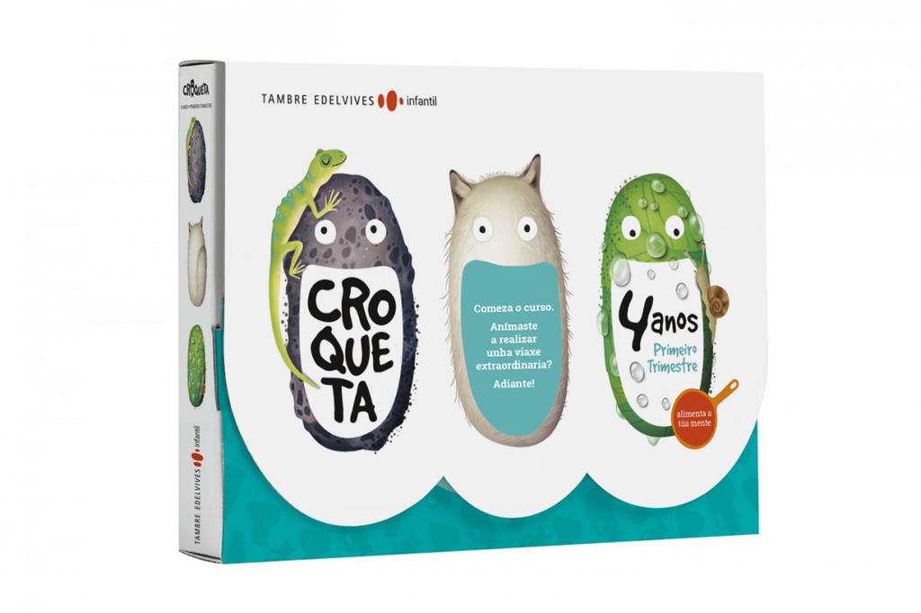 [9788490463840] Proxecto Croqueta - 4 anos : Primeiro trimestre