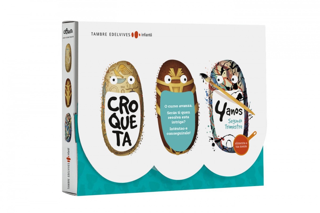 [9788490463857] Proxecto Croqueta - 4 anos : Segundo trimestre