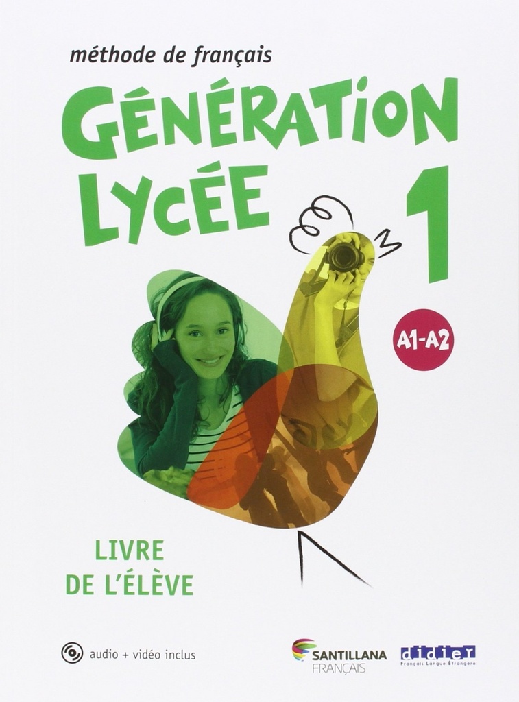 [9788490491898] Generation Lycee A1/a2 Eleve+cd+dvd