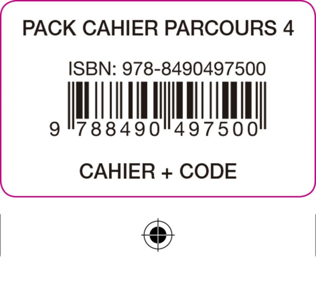 [9788490497500] PARCOURS 4 PACK CAHIER D'EXERCICES