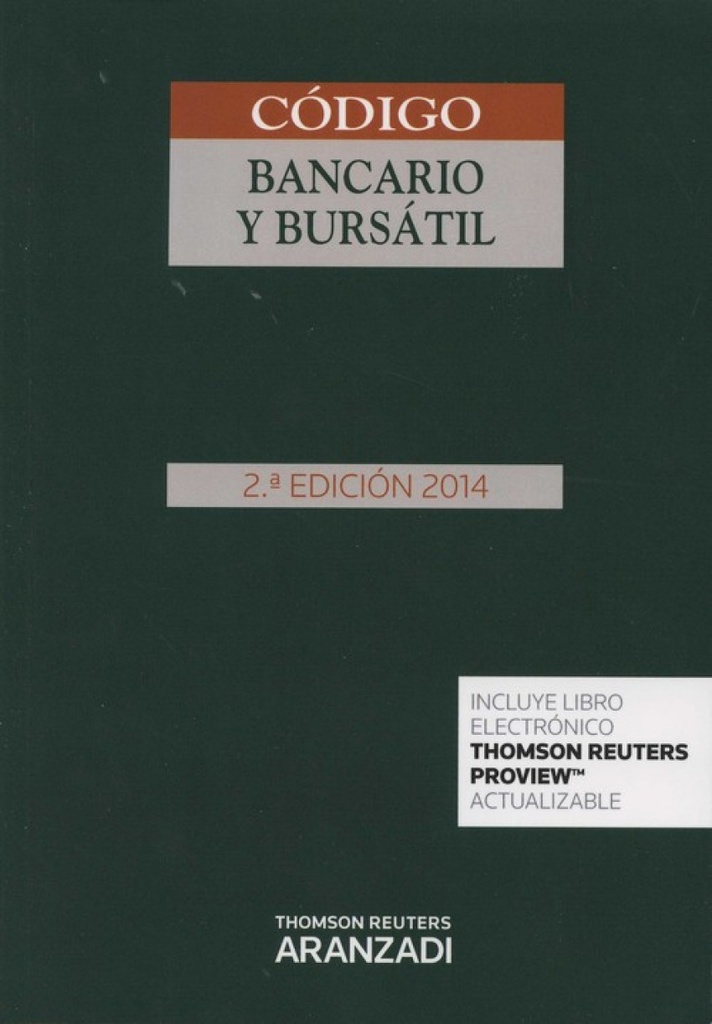 [9788490595459] Código bancario y Bursátil