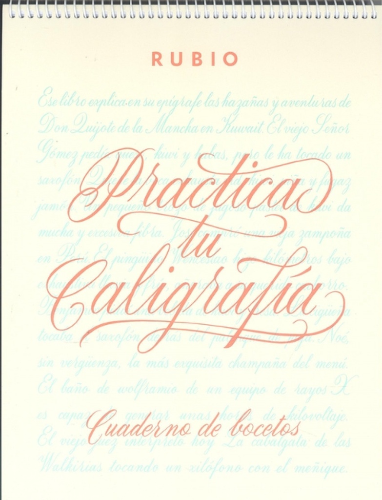 [8437015421247] Cuaderno Bocetos Caligrafía
