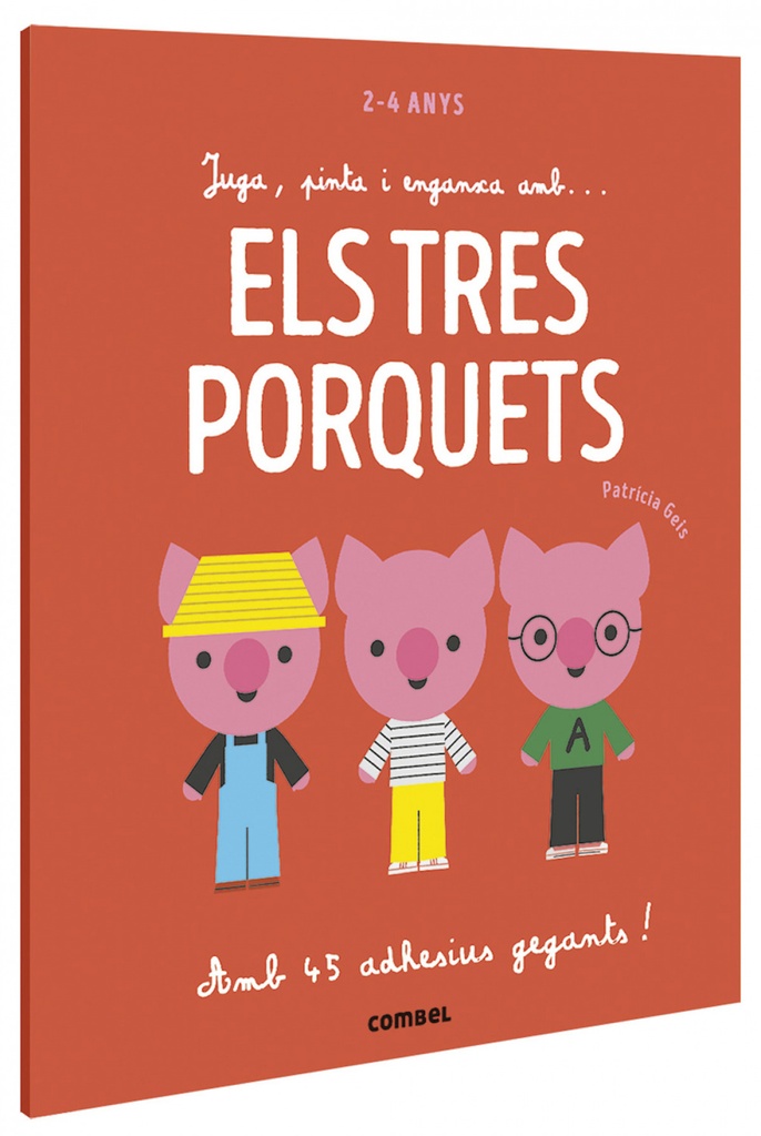 [9788491016939] Juga, pinta i enganxa amb... Els tres porquets