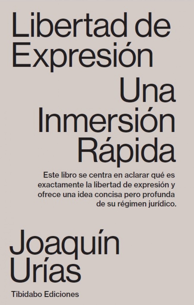 [9788491179962] Libertad de Expresión