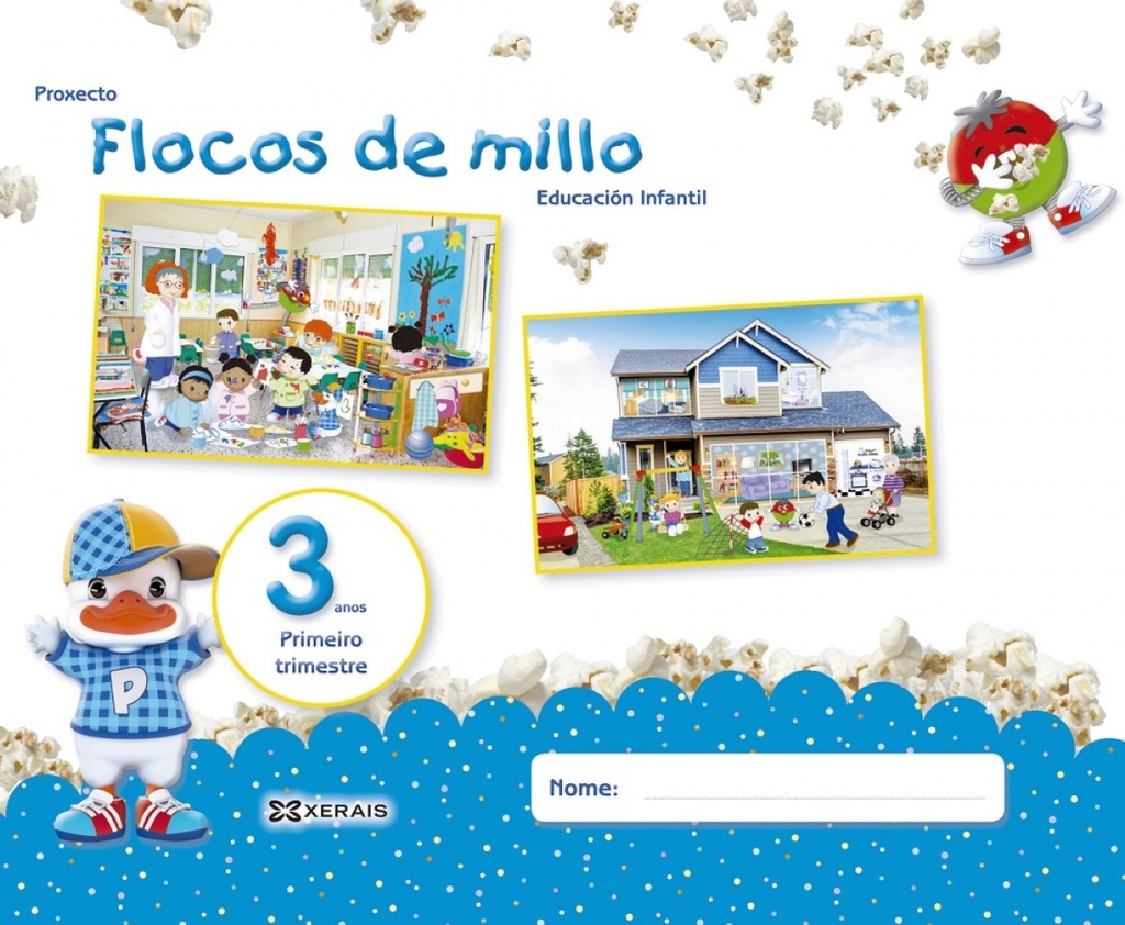 [9788491213444] Flocos de Millo 3 Anos 3ºTRIMESTRE