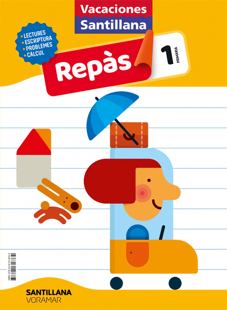 [9788491318330] Vacaciones Santillana 1 Primaria Repas
