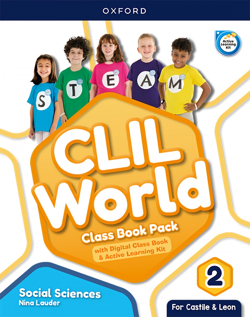SOCIAL SCIENCE 2 COURSEBOOK. CLIL WORLD. CASTILLA Y LEÓN 2023