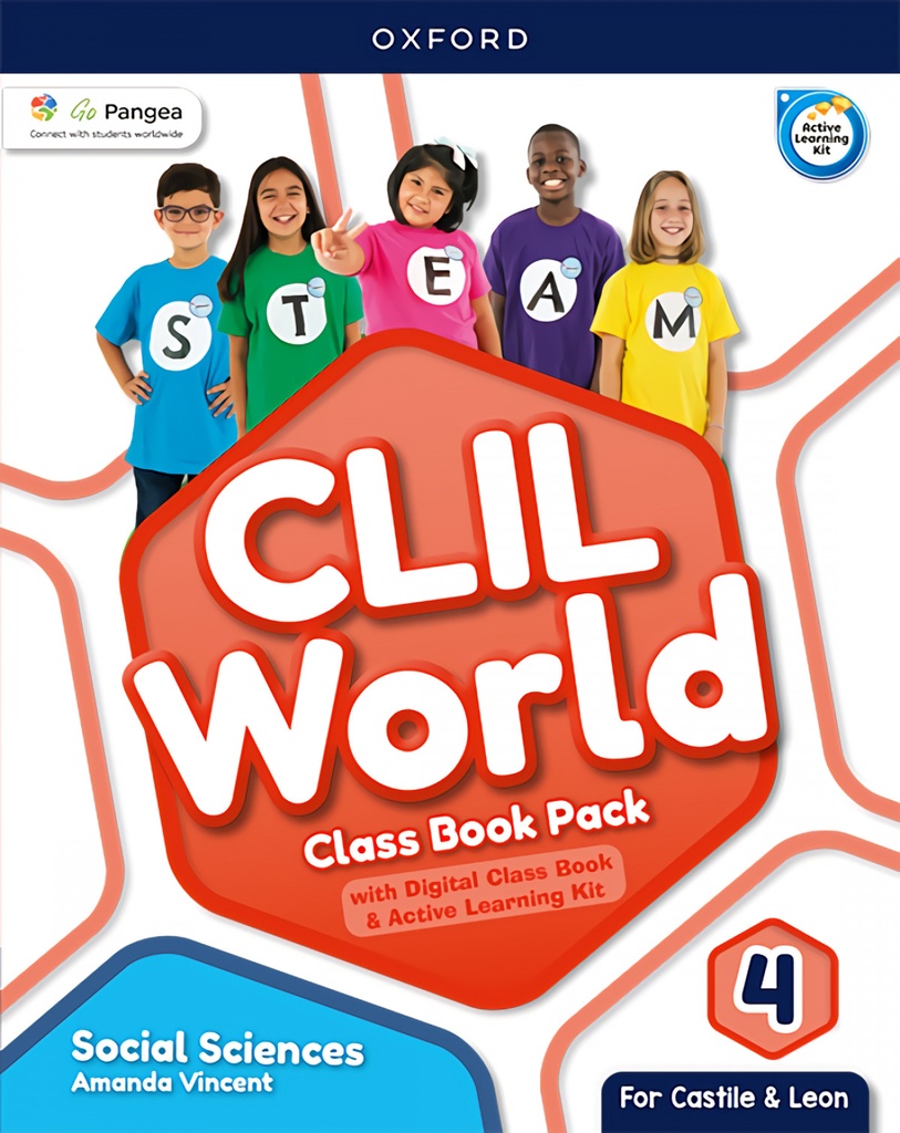 [9780190548179] SOCIAL SCIENCE 4 COURSEBOOK. CLIL WORLD. CASTILLA Y LEÓN 2023