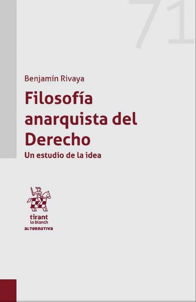 [9788491695561] Filosofía anarquista del derecho