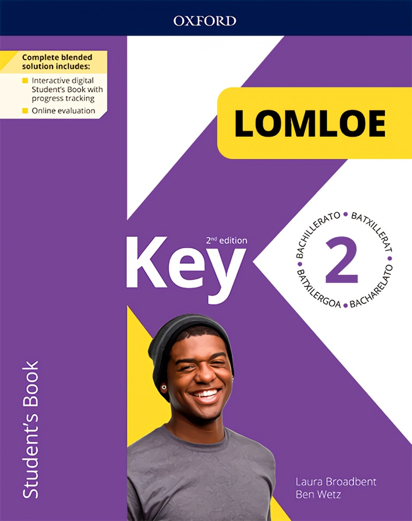[9780190551612] Key To Bachillerato 2Ed 2. Student's Book. LOMLOE Pack