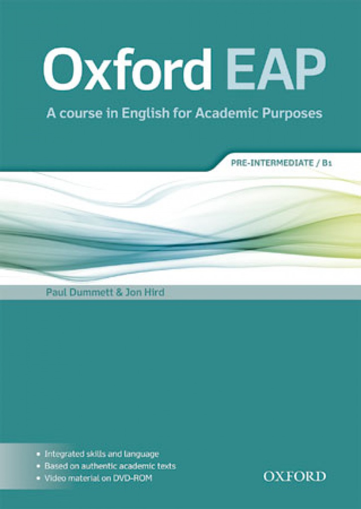 [9780194002073] Oxford Eap P-Int Sb & Dvd-Rom Pack