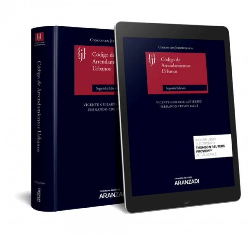 [9788491774693] Codigo de Arrendamientos Urbanos con Jurisprudencia (papel + E-book)