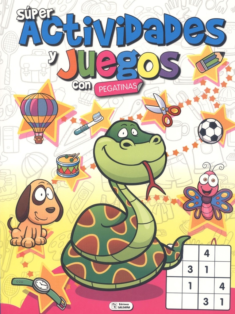 [9788491785101] Super actividades y juegos con pegatinas