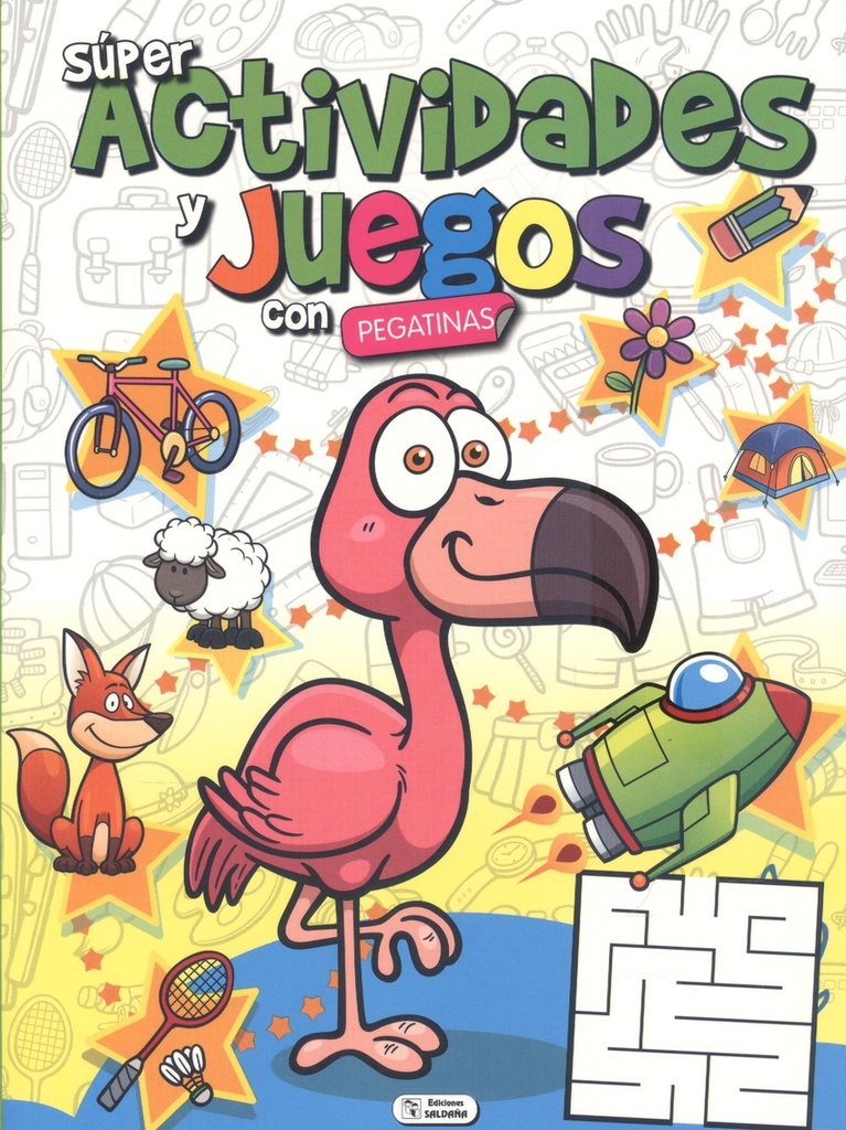 [9788491785125] Super actividades y juegos con pegatinas