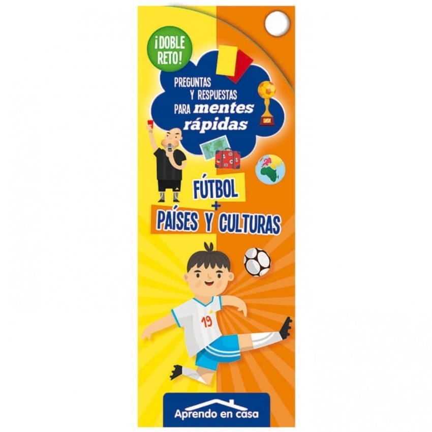 [9788491785897] Aprendo en Casa Doble Reto - Fútbol + Países y Culturas