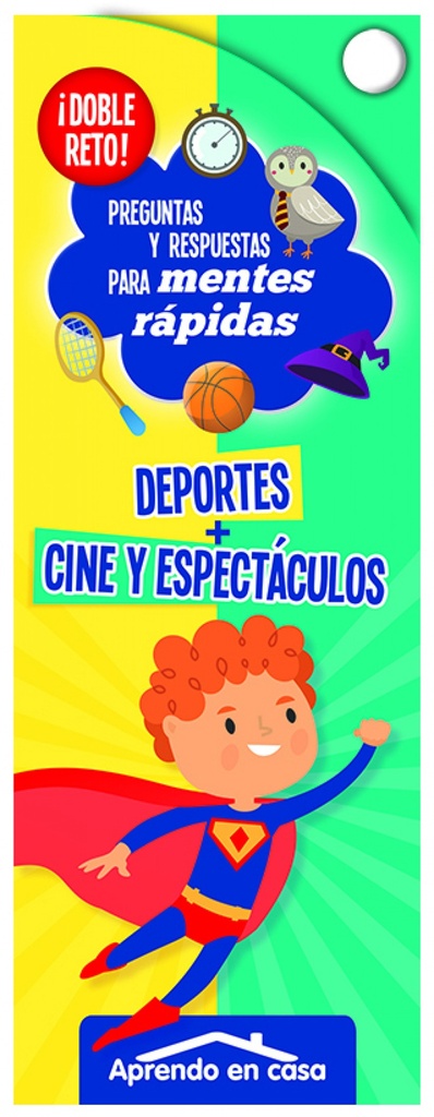 [9788491785934] Aprendo en Casa Doble Reto - Deportes + Cine y Espectáculos