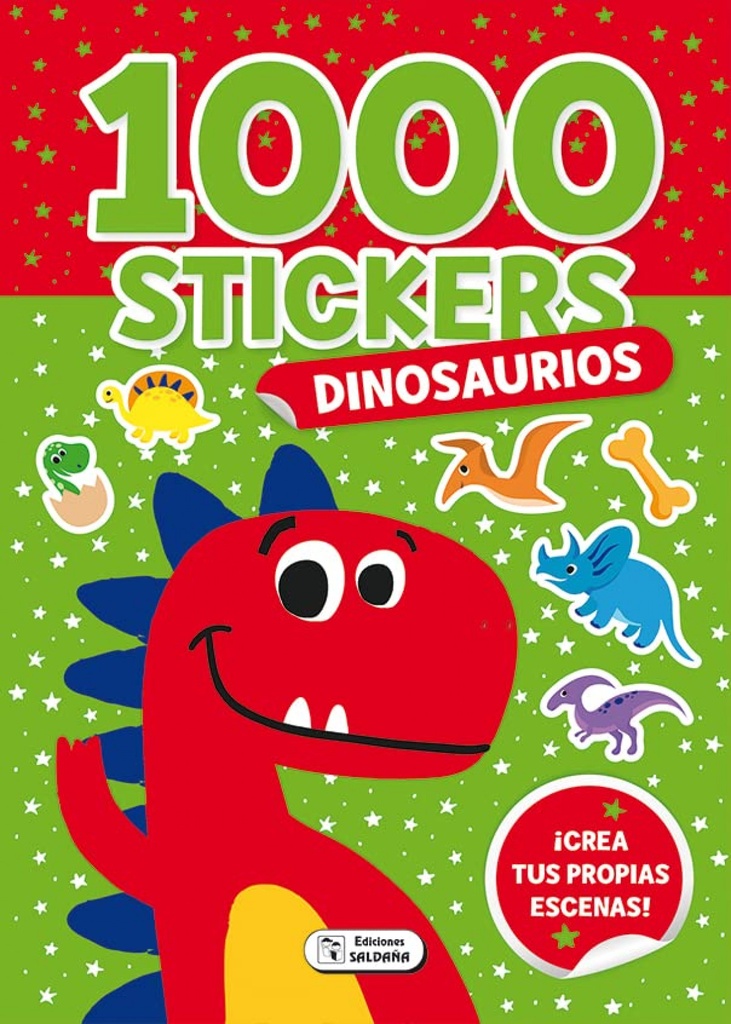 [9788491789017] 1000 Stickers Dinosaurios