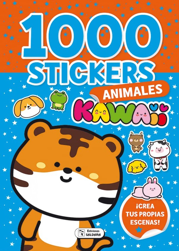 [9788491789048] 1000 Stickers Kawaii Animales