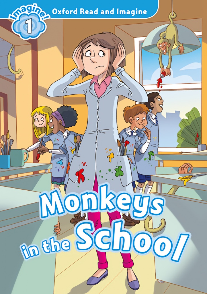 [9780194017404] Oxford Read and Imagine 1. Monkeys in school MP3 Pack