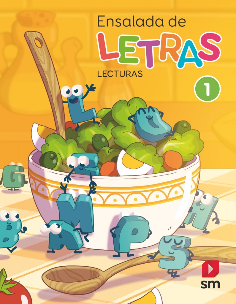 [9788491821021] Ensalada de Letras 1ºPRIMARIA. Lecturas Más Savia