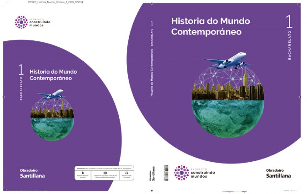 [9788491854265] Historia Mundo Contemporaneo 1ºBACHARELATO. Construindo Mundos. Galicia 2022