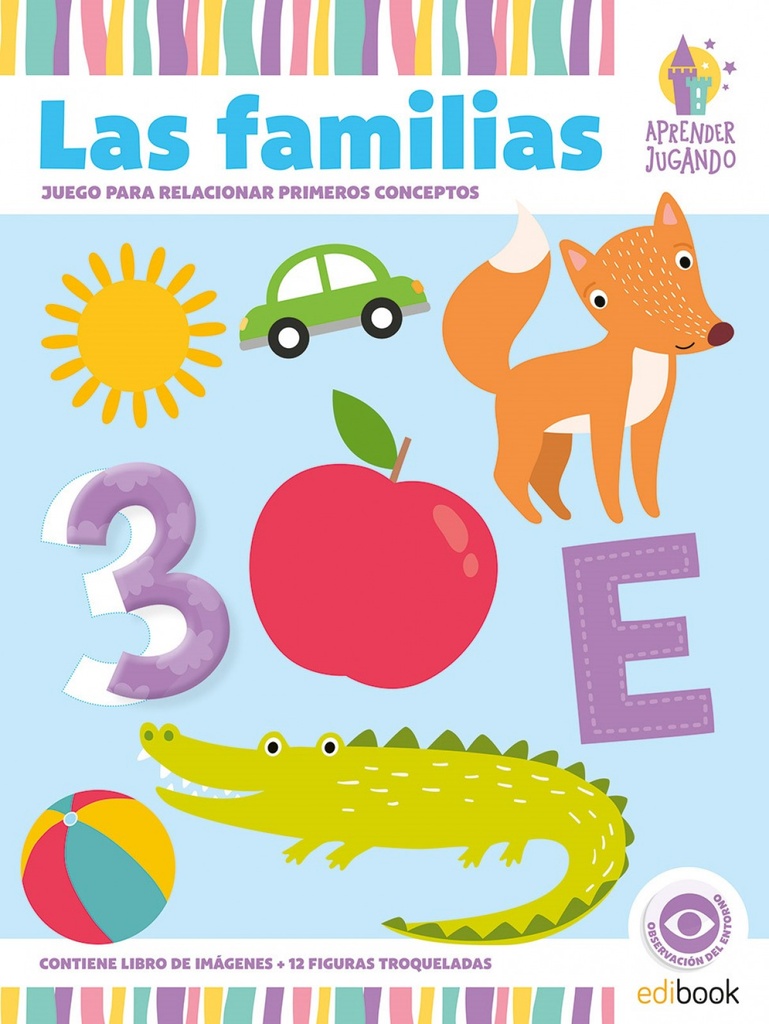 [9788491961390] Aprender Jugando Libro con Figuras Troqueladas las Familias