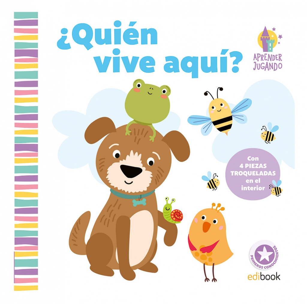 [9788491961505] Aprender Jugando - Libro Piezas - ¿Quién Vive aquí?