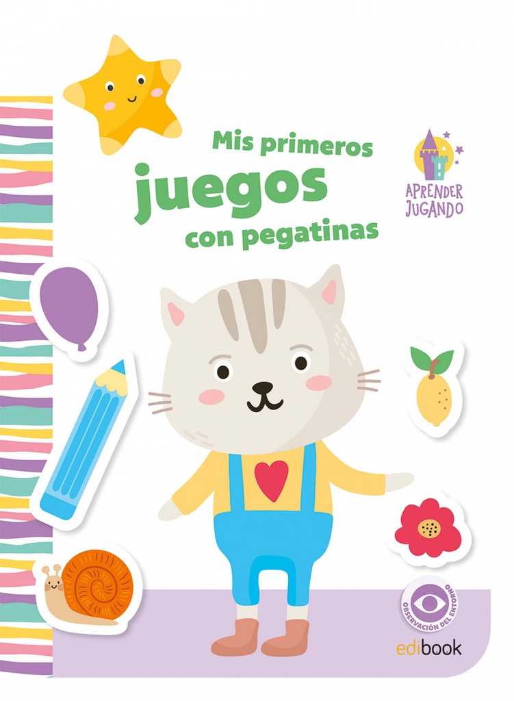 [9788491961581] Aprender Jugando - Libro de Pegatinas - Nº 4