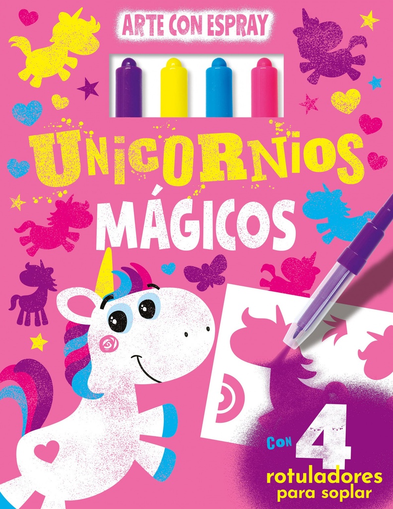 [9788491962250] Unicornios Magicos. Arte con Spray