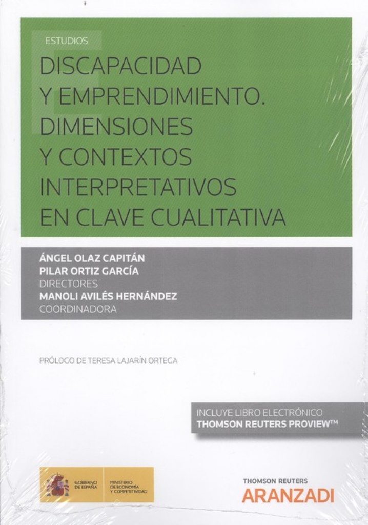 [9788491975106] Discapacidad y Emprendimiento. Dimensiones y Contextos Intepretativos en Clave C