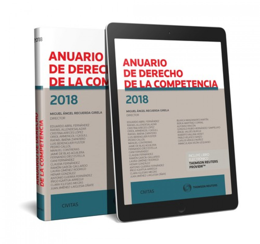 [9788491977940] Anuario de Derecho de la Competencia 2018 (dúo)