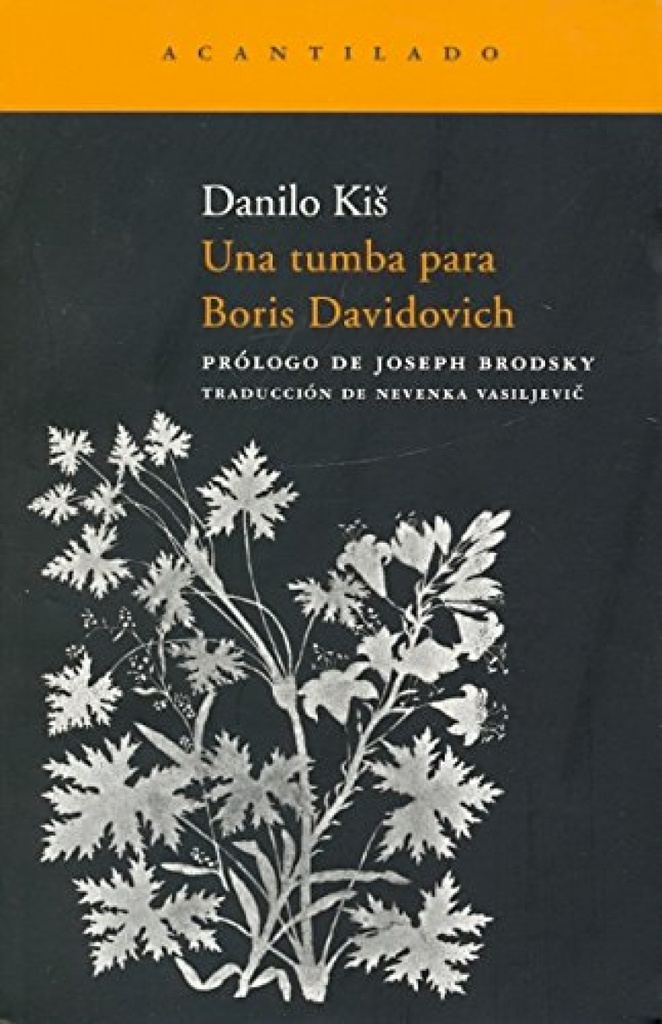 [9788492649587] Una tumba para Boris Davidovich