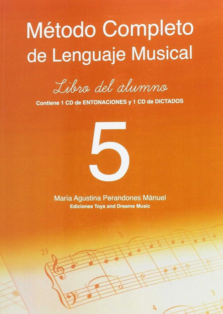 [9788493922320] Método Completo de Lenguaje Musical 5º Nivel. Libro del Alumno