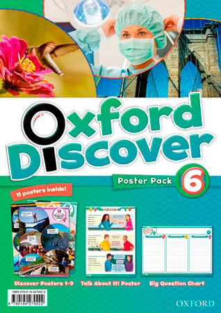 [9780194279222] Oxford Discover 6 Poster Pack