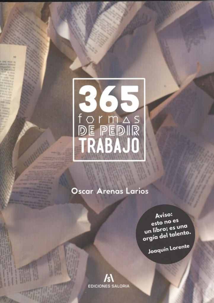 [9788494345630] 365 Formas de Pedir Trahajo