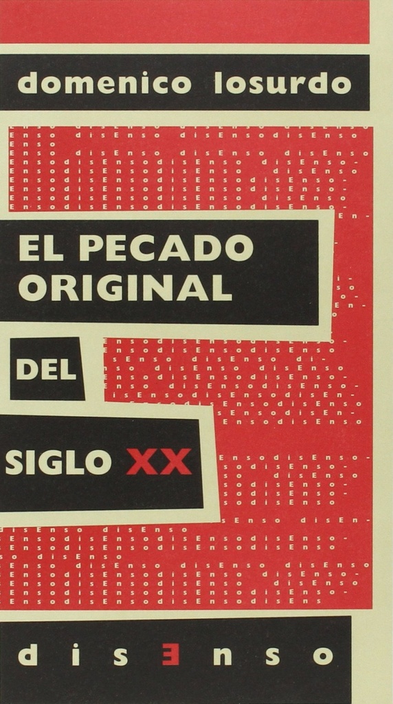 [9788494393204] El pecado original del siglo XX