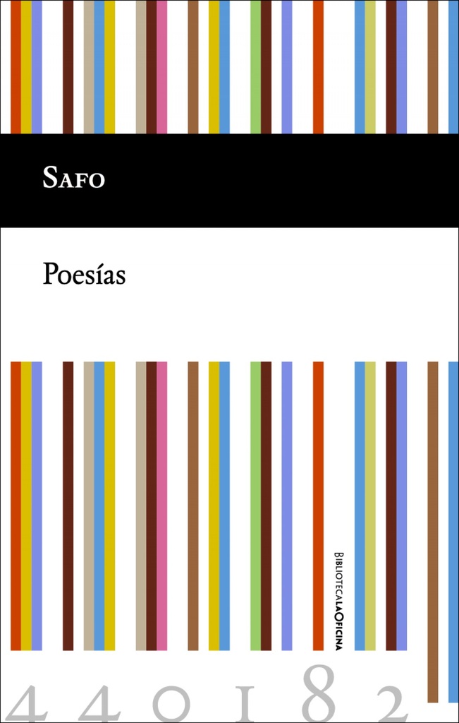 [9788494440182] Poesías Safo